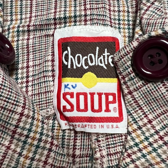 Chocolate Soup | Vintage Jumpsuit Plaid 70s - Picture 2 of 5
